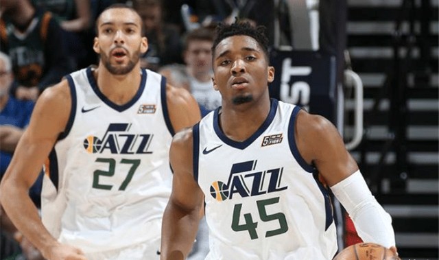  米切尔压哨三分精准命中，爵士加时力克森林狼群