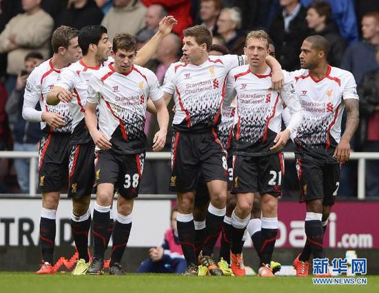  利物浦后防失误送西汉姆联三分  